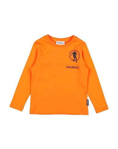 BIKKEMBERGS T-shirt Orange 100% Cotton