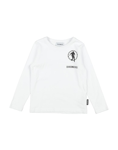 BIKKEMBERGS T-shirt Bianco 100% Cotone