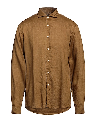LIU •JO MAN Linen shirt Mustard 100% Linen