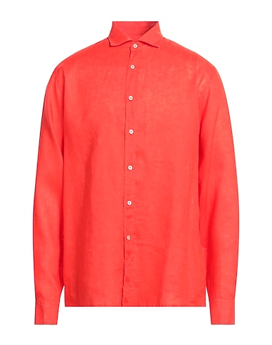 LIU •JO MAN Solid colour shirt 100% Linen