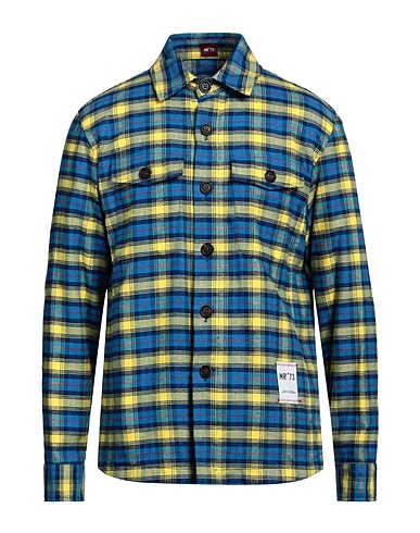 MR*73 Chemise à carreaux Jaune 100% Coton