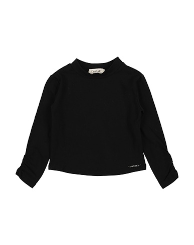 TWINSET T-shirt Black 95% Cotton, 5% Elastane