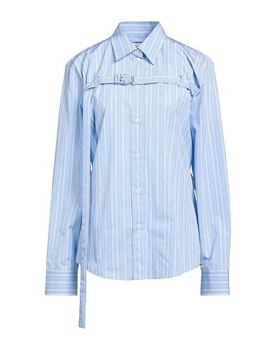 OFF-WHITE™ Striped shirt Light blue 100% Cotton