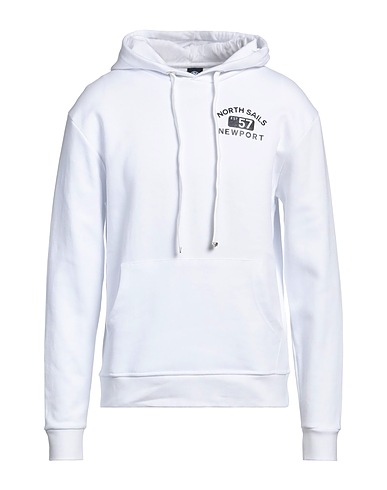 NORTH SAILS Hooded sweatshirt White 80% Cotton, 20% Polyester