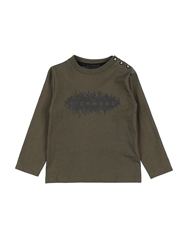 JOHN RICHMOND T-shirt Military green 100% Cotton