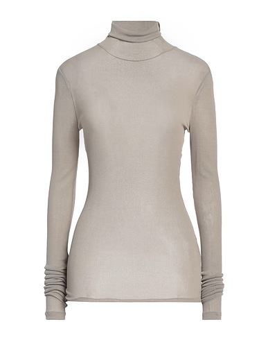 AMI ALEXANDRE MATTIUSSI T-shirt Grey 82% Viscose, 18% Polyamide