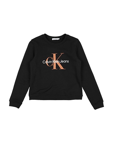 CALVIN KLEIN JEANS Sweatshirt q Schwarz 86% Baumwolle, 14% Polyester