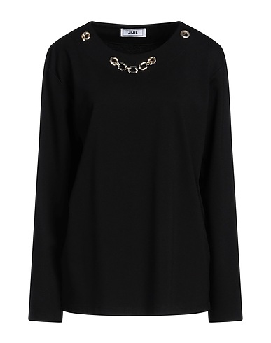 JIJIL T-shirt Black 60% Viscose, 35% Polyamide, 5% Elastane