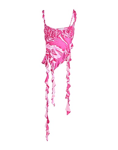 COLLINA STRADA Top Fuchsia 100% Organic silk