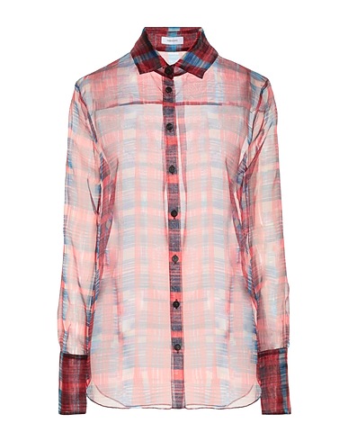 FERRAGAMO Checked shirt Red 100% Polyester