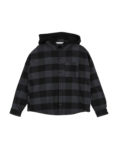 PALM ANGELS Patterned shirt Lead 100% Cotton