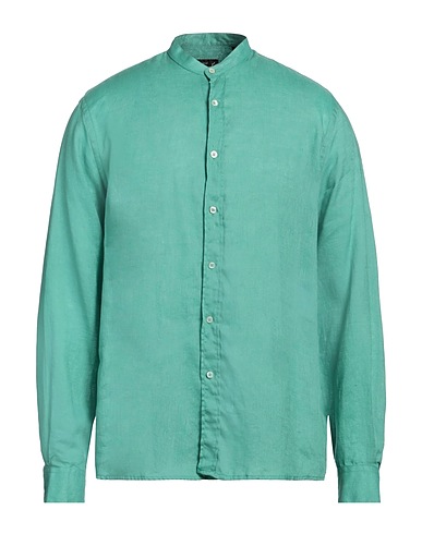 LIU •JO MAN Camicia in lino Verde 100% Lino
