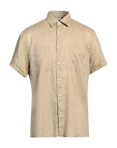 LIU •JO MAN Linen shirt Sand 100% Linen