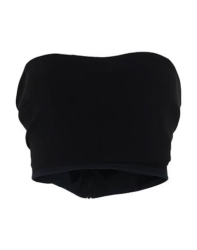 DEL CORE Top Black 96% Virgin Wool, 4% Elastane, Acetate, Silk