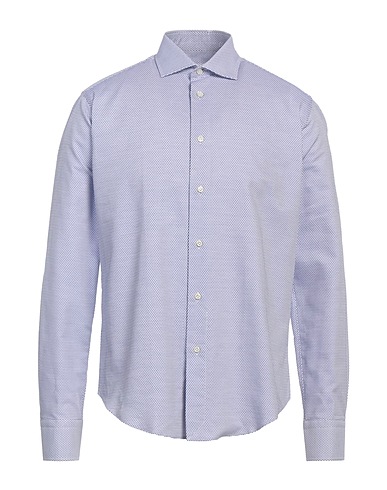 BRIAN DALES Patterned shirt White 100% Cotton