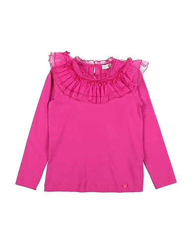 MONNALISA T-shirt Fuchsia 93% Cotton, 7% Elastane, Polyamide