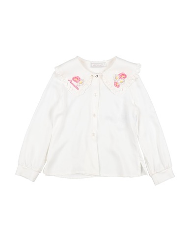 MONNALISA Patterned shirts & blouses White 100% Viscose
