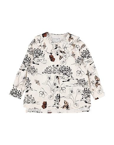 MONNALISA Camicie  e bluse fantasia Avorio 100% Cotone