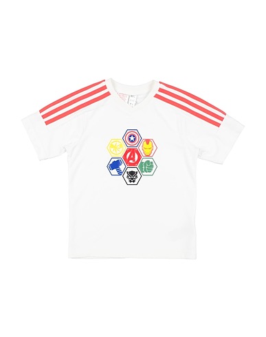 ADIDAS T-shirt LK MRVL AV T
 Bianco 100% Poliestere riciclato