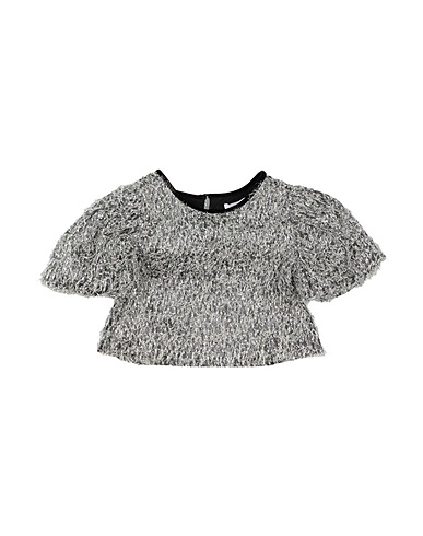 MONNALISA Top Silver 87% Acetate, 13% Metallic fiber