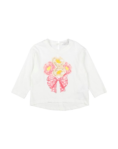 MONNALISA T-shirt White 100% Cotton