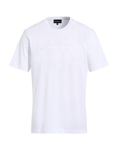 EMPORIO ARMANI T-shirt Ivory 100% Cotton