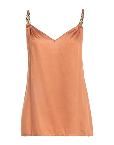 LIU •JO Top Brown 100% Viscose
