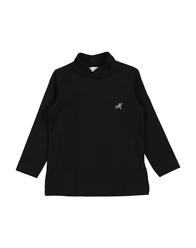 MONNALISA T-shirt Nero 93% Cotone, 7% Elastan