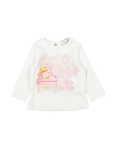 MONNALISA T-Shirt Weiß 100% Baumwolle