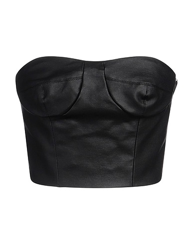 VICOLO Top Black 68% Viscose, 19% Polyamide, 10% Polyurethane, 3% Elastane