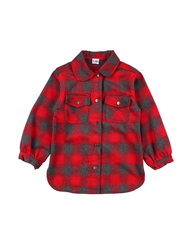 GAIA Hemden und Blusen mit Muster Rot 65% Polyester, 35% Wolle