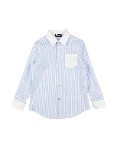 MONNALISA Chemise fantaisie Bleu d'azur 72% Coton, 25% Polyamide, 3% Élasthanne