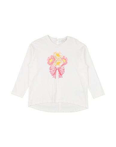MONNALISA T-shirt White 100% Cotton