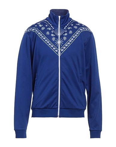 MARCELO BURLON Sweatshirt Blue 52% Polyester, 48% Cotton