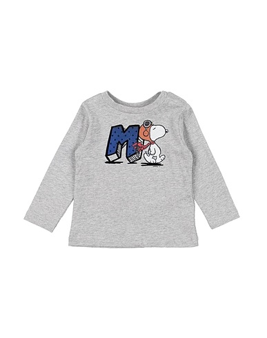 MONNALISA T-shirt Light grey 100% Cotton