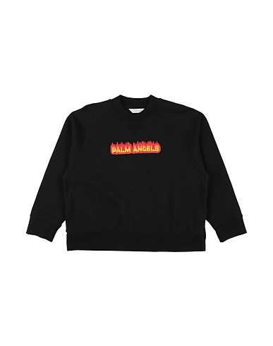 PALM ANGELS Felpa Nero 100% Cotone