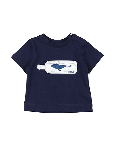 MONNALISA T-shirt Midnight blue 95% Cotton, 5% Elastane