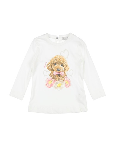 MONNALISA T-Shirt Weiß 100% Baumwolle