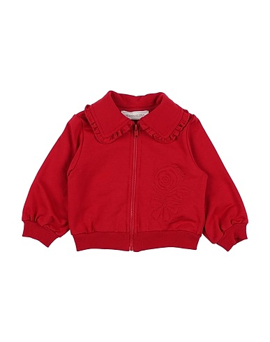 MONNALISA Sweatshirt Red 95% Cotton, 5% Elastane