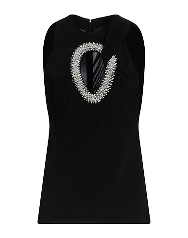 GIVENCHY Top Black 100% Viscose, Glass