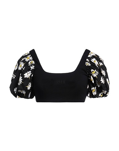 MSGM Top Black 100% Cotton