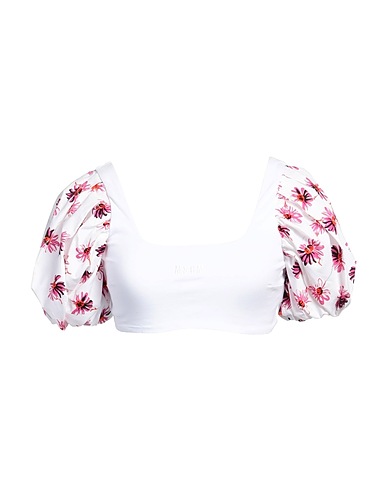 MSGM Top Bianco 100% Cotone