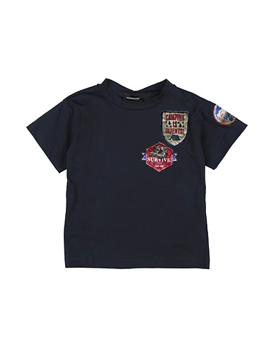 MONNALISA T-shirt Midnight blue 100% Cotton