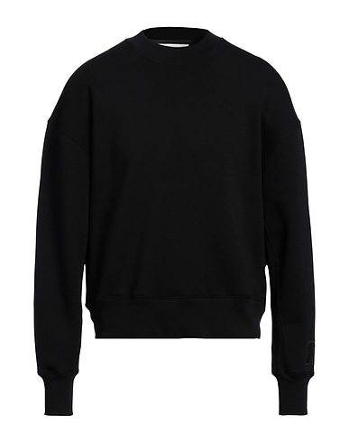 AMI ALEXANDRE MATTIUSSI スウェット ブラック オーガニックコットン 66% / 再生ポリアミド 34%