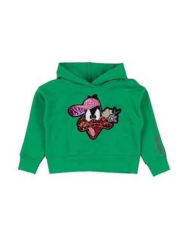 MONNALISA Sweatshirt Green 85% Cotton, 15% Polyester