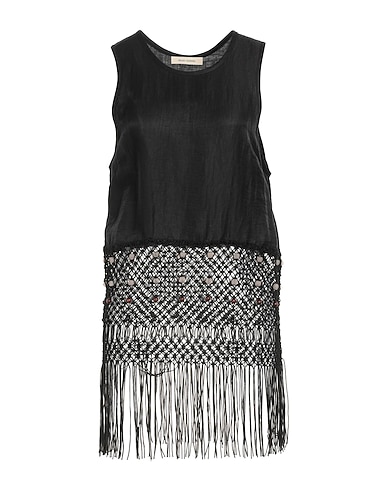 WALES BONNER Top 88% Leinen, 12% Nylon, Baumwolle, Holz, Recyceltes Glas