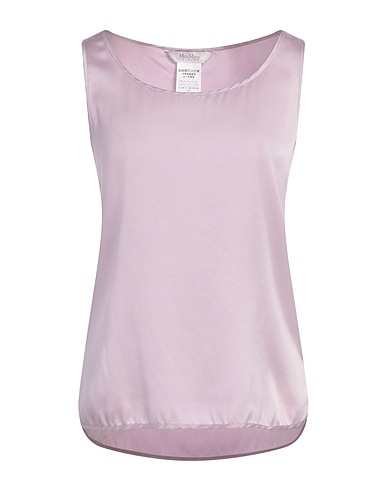 MAX MARA Top LEISURE Lilac 93% Silk, 7% Elastane