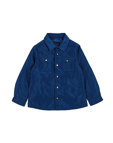 MONNALISA Solid colour shirt Blue 100% Polyester