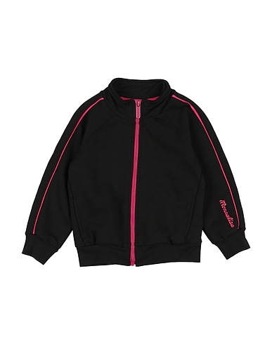 MONNALISA Sweat-shirt Noir 85% Coton, 15% Polyester