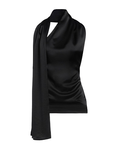 LOEWE Top Nero 75% Acetato, 25% Poliestere